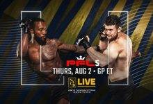 Uitslagen : PFL 2018 Regular Season : Event 5