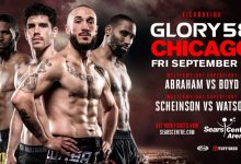 Aantal nieuwe partijen toegevoegd aan de GLORY 58 card in Chicago