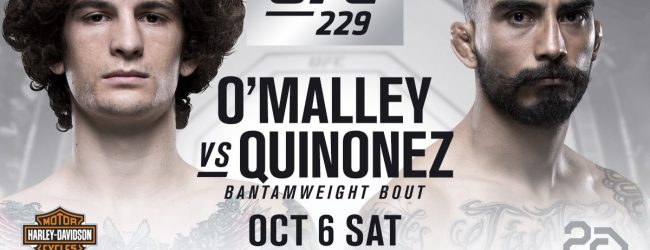 Jose Quinonez treft Sean O’Malley tijdens UFC 229 in Las Vegas