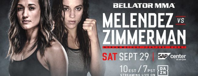 Keri Melendez maakt opwachting tegen Dakota Zimmerman tijdens Bellator 206