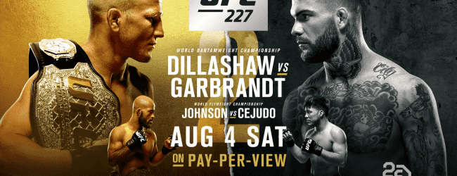 Uitslagen : UFC 227 : Dillashaw vs. Garbrandt 2