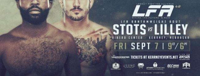 Raufeon Stots vs. Ryan Lilley is het Main Event van LFA 48 in Kearney, Nebraska