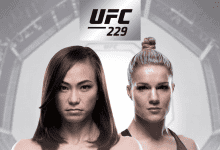 Michelle Waterson treft Felice Herrig tijdens UFC 229 in Las Vegas