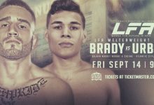Uitslagen : LFA 49 : Brady vs. Urbina