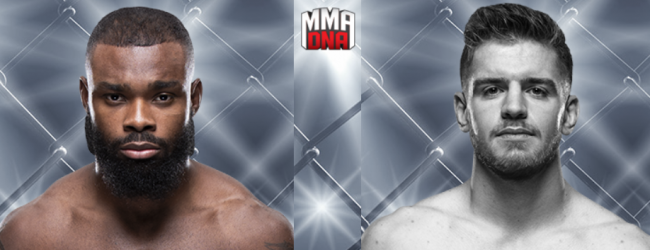 Darren Stewart treft nieuwkomer Edmen Shahbazyan tijdens de TUF 28 Finale