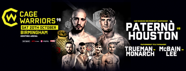 Uitslagen : Cage Warriors 98 : Paternò vs. Houston