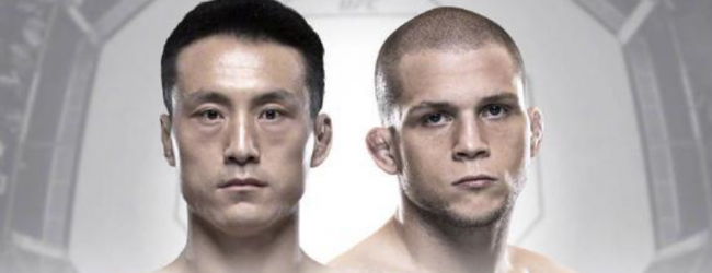 Thuisfavoriet Kenan Song treft Alex Morono tijdens UFC Beijing