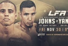 Uitslagen : LFA 55 : Johns vs. Yanez