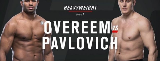 Alistair Overeem verslaat Pavlovich in de eerste ronde