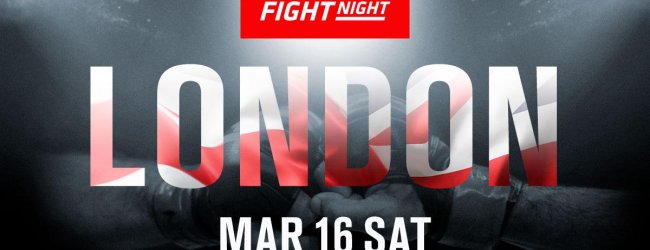 UFC keert in maart terug naar Londen