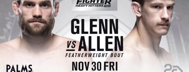 Rick Glenn vervangt Gilbert Melendez tegen Arnold Allen tijdens de TUF 28 Finale