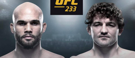 UFC debuut voor Ben Askren tegen Robbie Lawler tijdens UFC 233 in Anaheim