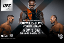 Uitslagen : UFC 230 : Cormier vs. Lewis