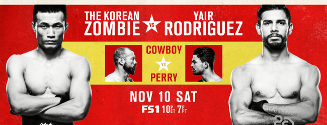 Uitslagen : UFN 139 Denver : The Korean Zombie vs. Rodriguez