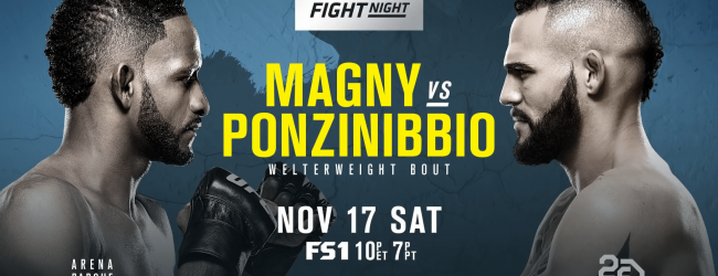 Uitslagen : UFN 140 Buenos Aires : Magny vs. Ponzinibbio