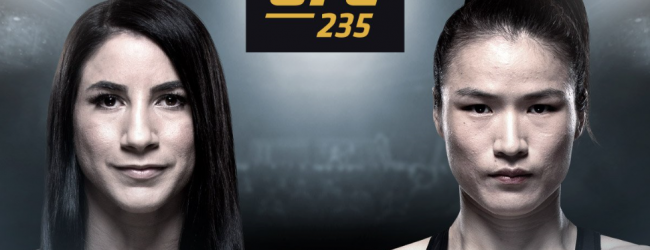 Tecia Torres treft Chinese sensatie Weili Zhang tijdens UFC 235 in Las Vegas