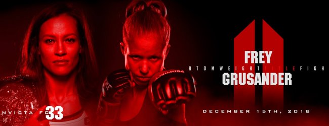 Uitslagen : Invicta FC 33 : Frey vs. Grusander 2