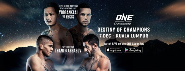 Uitslagen : ONE Championship 85 : Destiny of Champions
