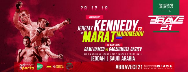 Uitslagen : Brave CF 21 : Kennedy vs. Magomedov