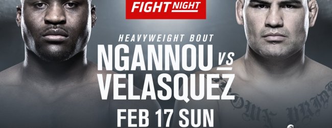 Cain Velasquez vs. Francis Ngannou is het Main Event voor UFC on ESPN 1 in Phoenix