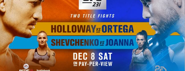Uitslagen : UFC 231 : Holloway vs. Ortega