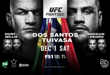 Uitslagen : UFN 142 Adelaide : Dos Santos vs. Tuivasa