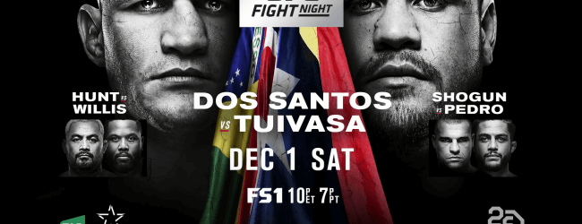 Uitslagen : UFN 142 Adelaide : Dos Santos vs. Tuivasa