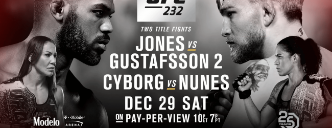 Fox Sports NL sluit UFC periode af met complete UFC 232 evenement op Fox Sports 4
