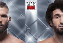 Jeremy Stephens treft Zabit Magomedsharipov tijdens UFC 235 in Las Vegas