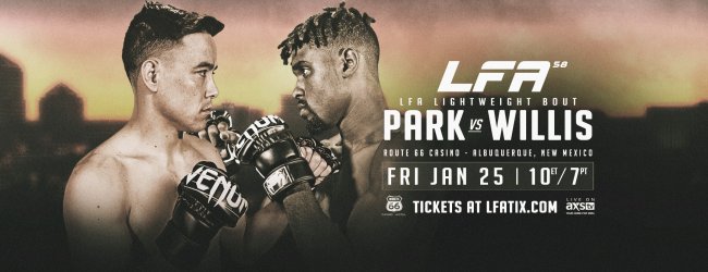 Uitslagen : LFA 58 : Park vs. Willis
