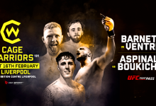 Uitslagen : Cage Warriors 101 : Aspinall vs. Boukichou