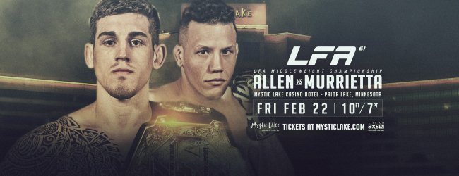 Uitslagen : LFA 61 : Allen vs. Murrietta