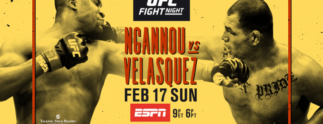 Uitslagen : UFC on ESPN 1 : Ngannou vs. Velasquez