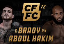 Uitslagen : CFFC 72 : Brady vs. Abdul-Hakim