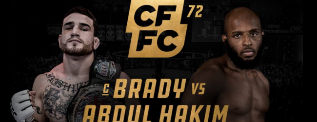 Uitslagen : CFFC 72 : Brady vs. Abdul-Hakim