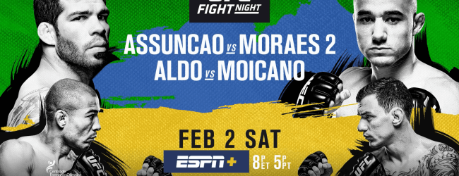 Uitslagen : UFC on ESPN+ 2 : Assuncao vs. Moraes 2