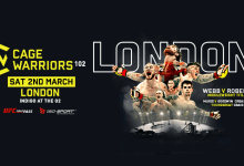 Uitslagen : Cage Warriors 102 : Robertsen vs. Webb