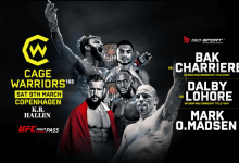 Uitslagen : Cage Warriors 103 : Dalby vs. Lohoré