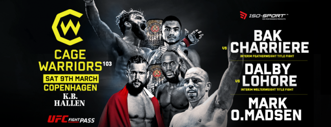 Uitslagen : Cage Warriors 103 : Dalby vs. Lohoré