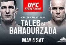Nordine Taleb vs. Siyar Bahadurzada toegevoegd aan UFC Ottawa