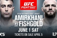 Makwan Amirkhani vs. Chris Fishgold toegevoegd aan UFC Stockholm