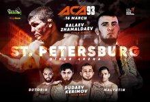 Uitslagen : ACA 93 : St.Petersburg