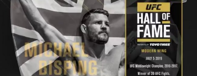 Michael Bisping komt in de UFC Hall of Fame