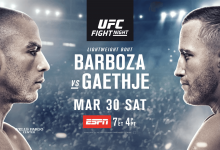 Uitslagen : UFC on ESPN 2 : Barboza vs. Gaethje