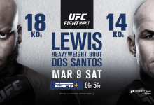 Uitslagen : UFC on ESPN+ 4 Wichita : Lewis vs. Dos Santos