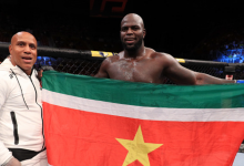 Jairzinho Rozenstruik treft Allen Crowder tijdens UFC Greenville in Juni