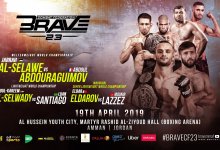 Uitslagen : Brave CF 23 : Al-Selawe vs. Abdouraguimov