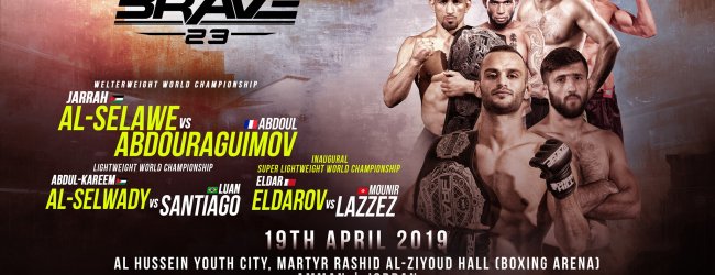 Uitslagen : Brave CF 23 : Al-Selawe vs. Abdouraguimov