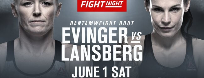Tonya Evinger treft de Zweedse Lina Länsberg tijdens UFC Stockholm
