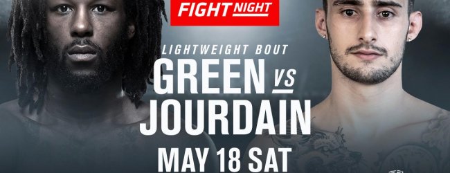 Rochester’s Desmond Green treft nieuwkomer Charles Jourdain in tijdens UFC Rochester